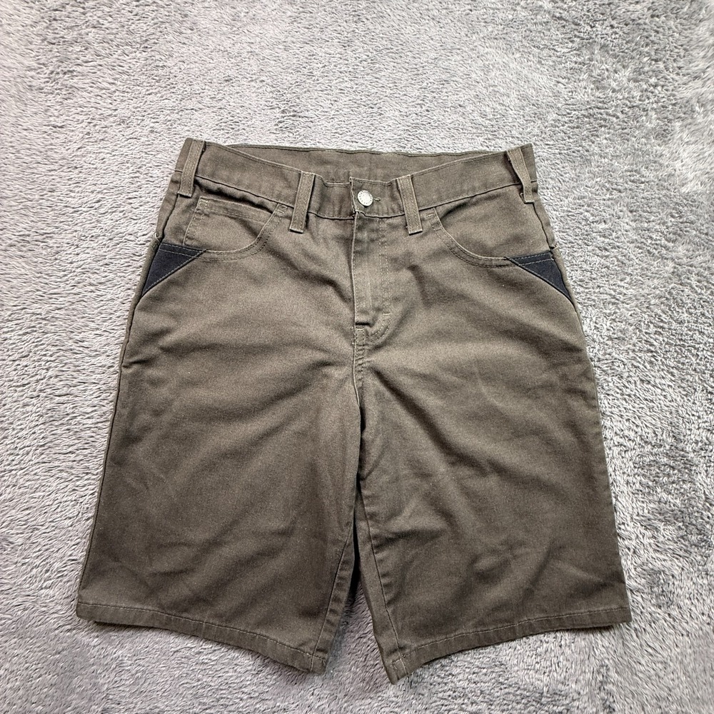 Dickies Skate Shorts Chino Workwear Brown Khaki Mens 30 9" Inseam Cotton Blend